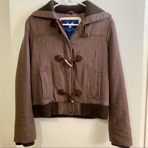 American Eagle Outfitters Toggle Wool Blend Jacket